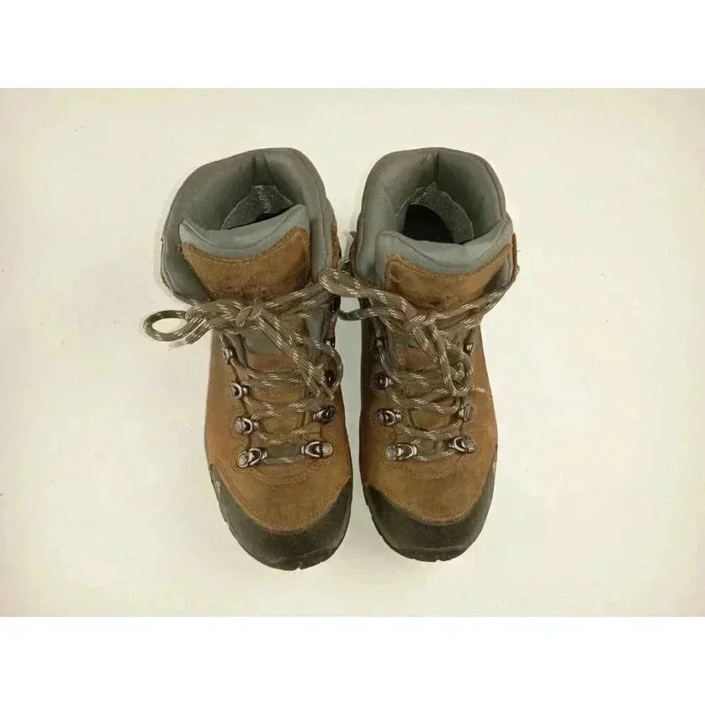 Vasque 7161 Women's Brown Leather Lace up Mid Hiking Trail Boots Shoes Sz 7M